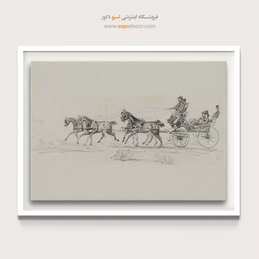 تابلو نقاشی های آنری دو تولوز - اسپو دکور