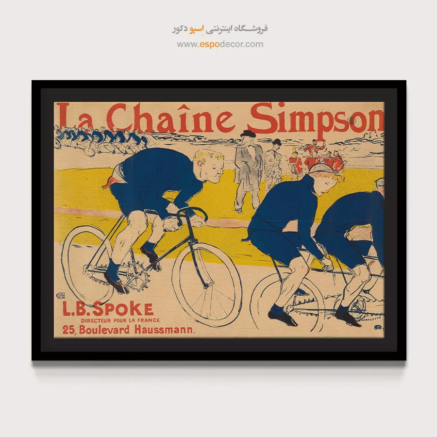 تابلو نقاشی های آنری دو تولوز - اسپو دکور