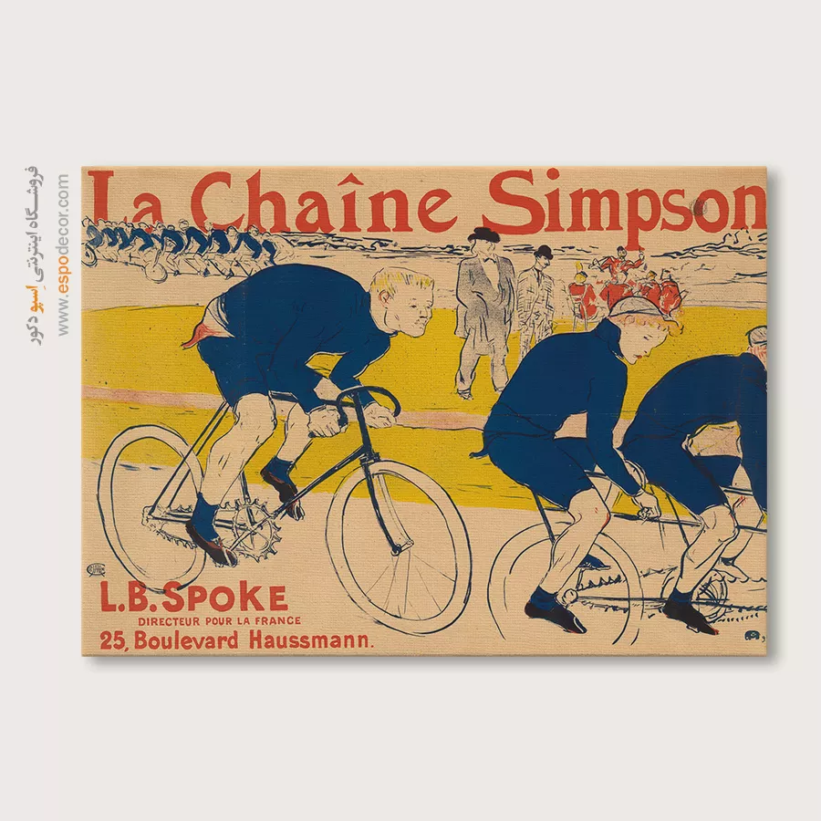 تابلو نقاشی های آنری دو تولوز - اسپو دکور