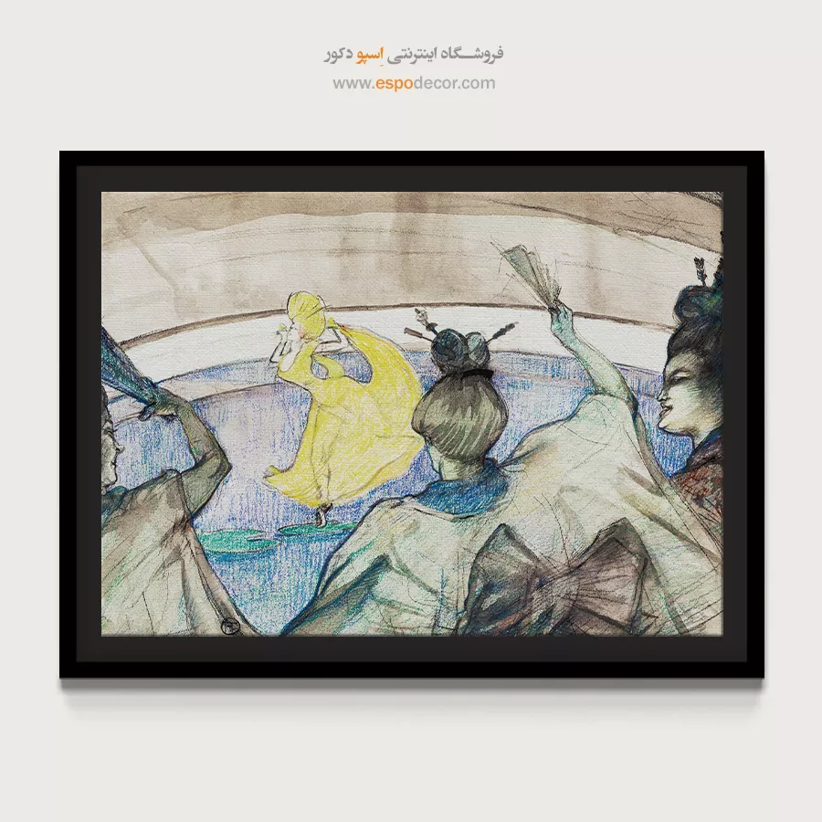 تابلو نقاشی های آنری دو تولوز - اسپو دکور