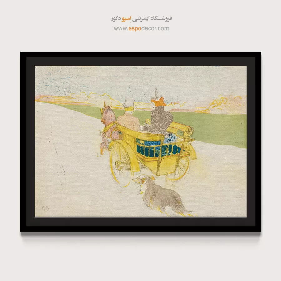 تابلو نقاشی های آنری دو تولوز - اسپو دکور