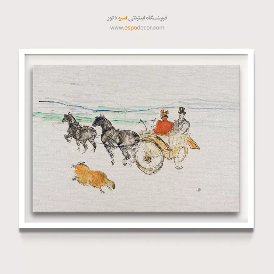 تابلو نقاشی های آنری دو تولوز - اسپو دکور