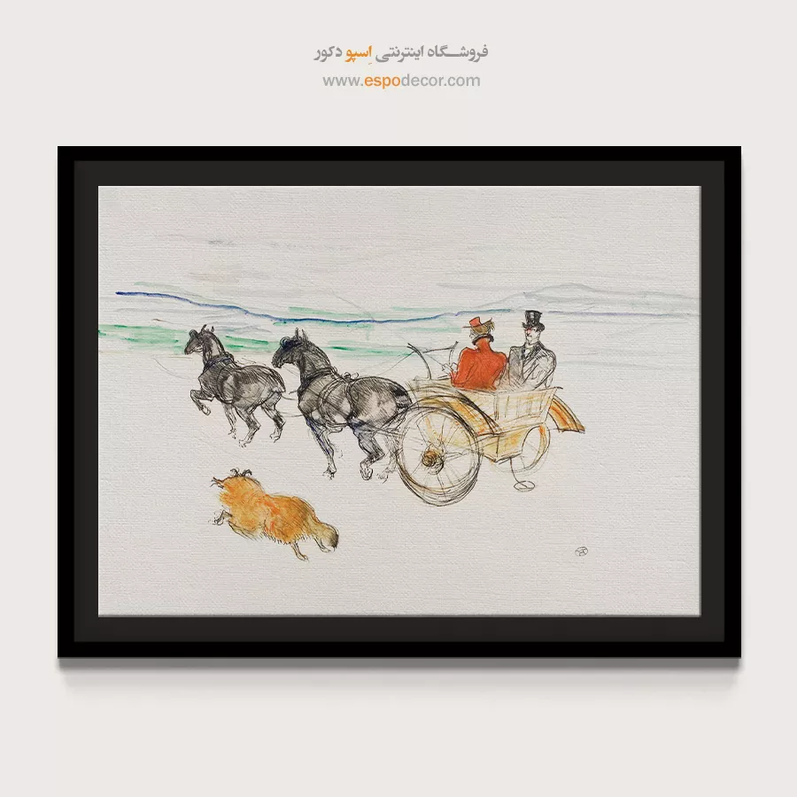 تابلو نقاشی های آنری دو تولوز - اسپو دکور