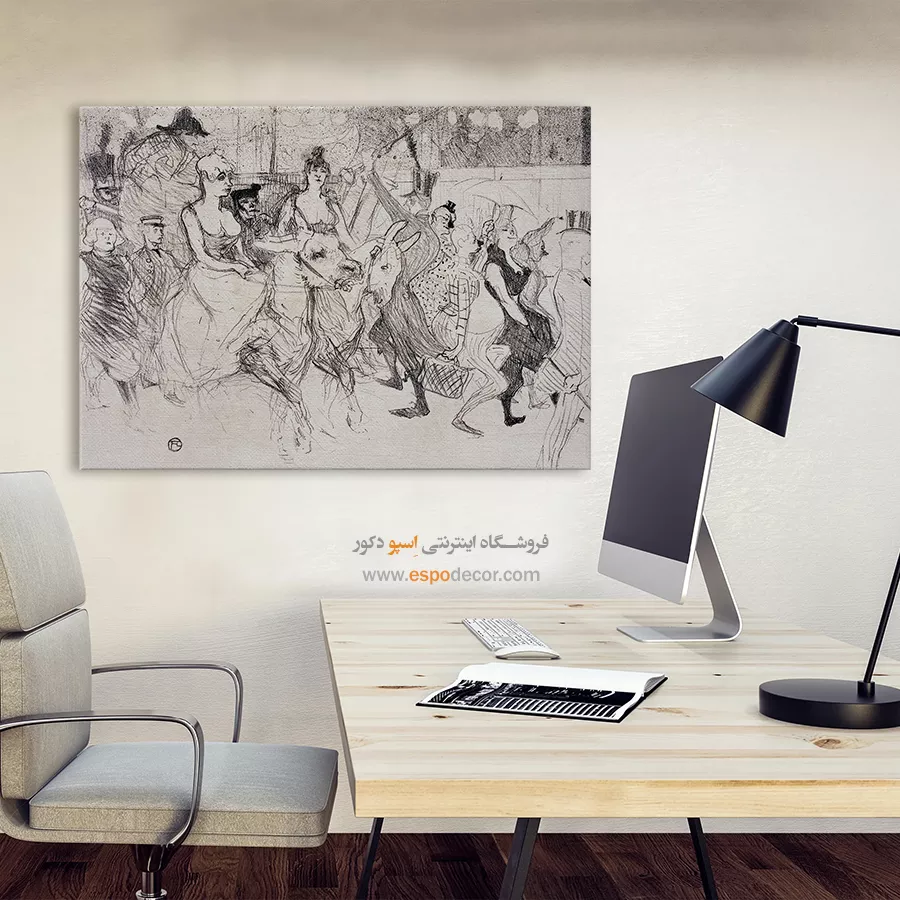 تابلو نقاشی های آنری دو تولوز - اسپو دکور