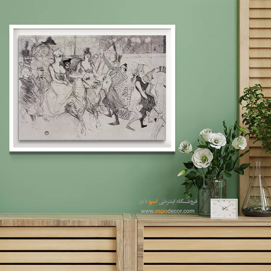 تابلو نقاشی های آنری دو تولوز - اسپو دکور