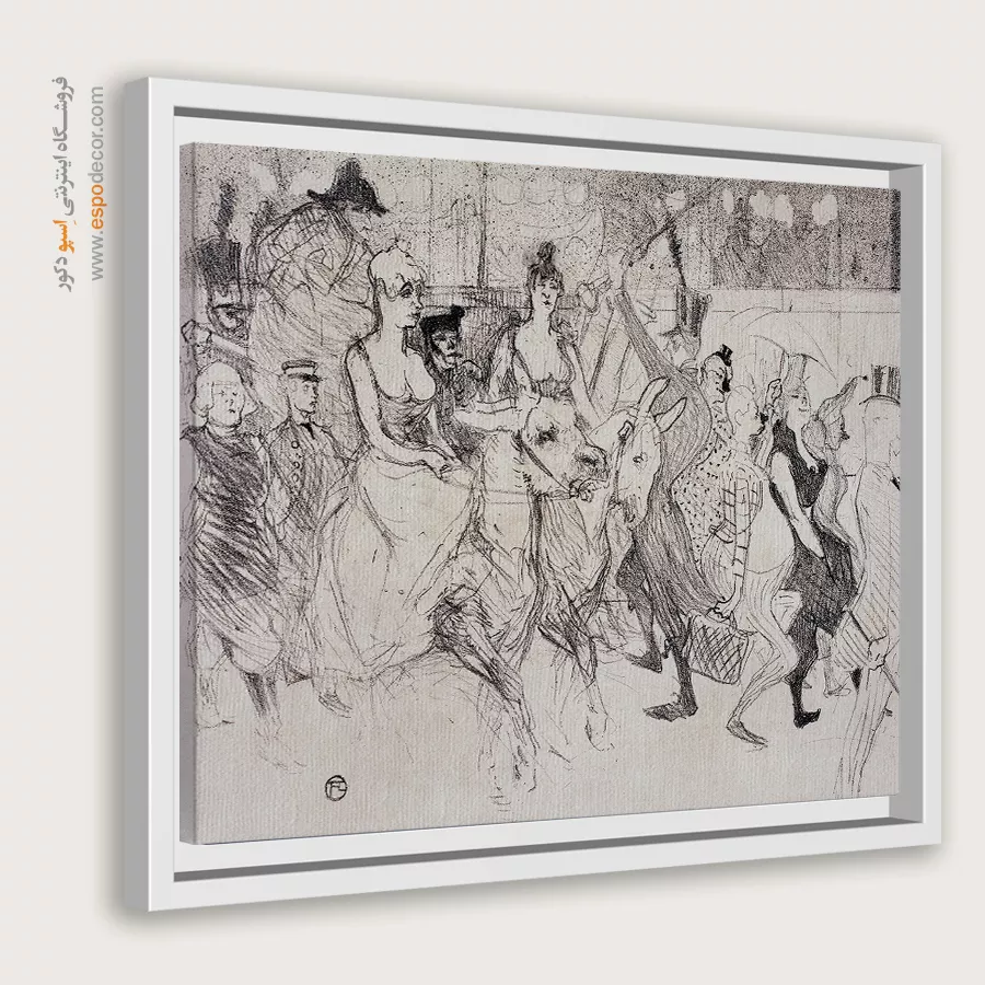 تابلو نقاشی های آنری دو تولوز - اسپو دکور