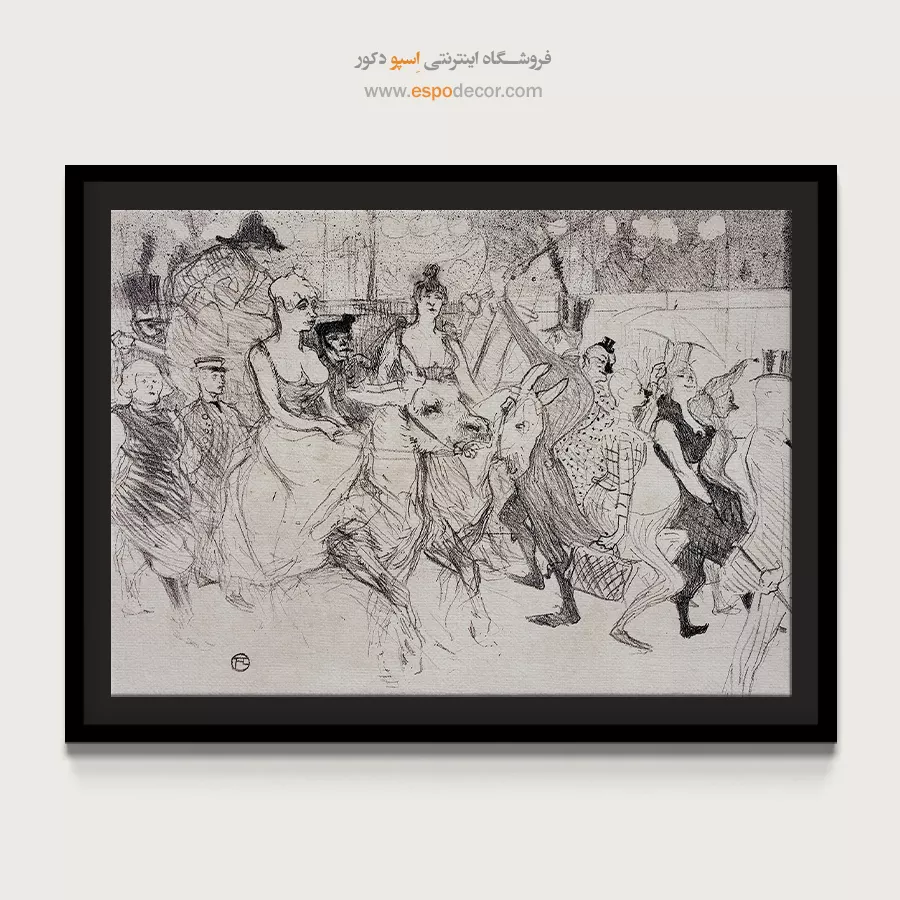 تابلو نقاشی های آنری دو تولوز - اسپو دکور