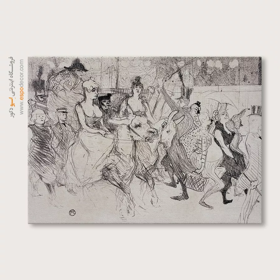 تابلو نقاشی های آنری دو تولوز - اسپو دکور