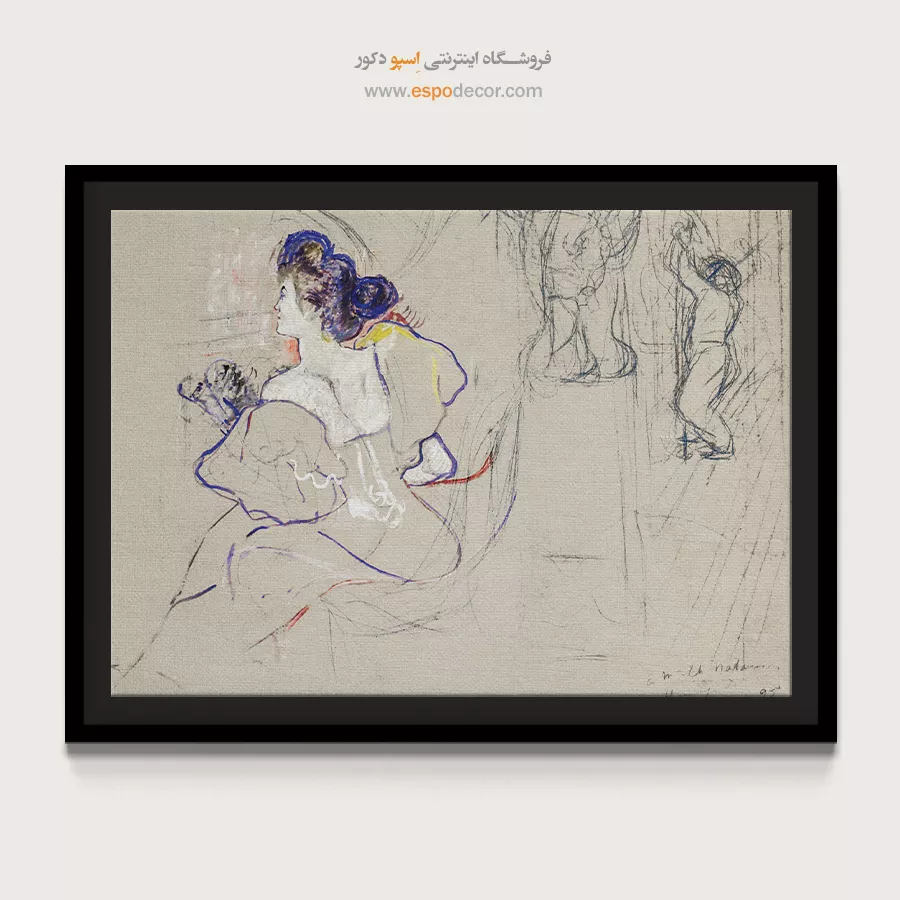 تابلو نقاشی های آنری دو تولوز - اسپو دکور