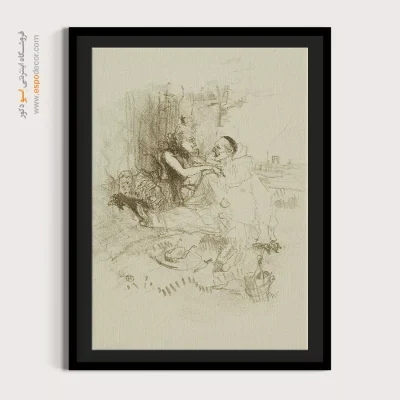 تابلو نقاشی های آنری دو تولوز - اسپو دکور