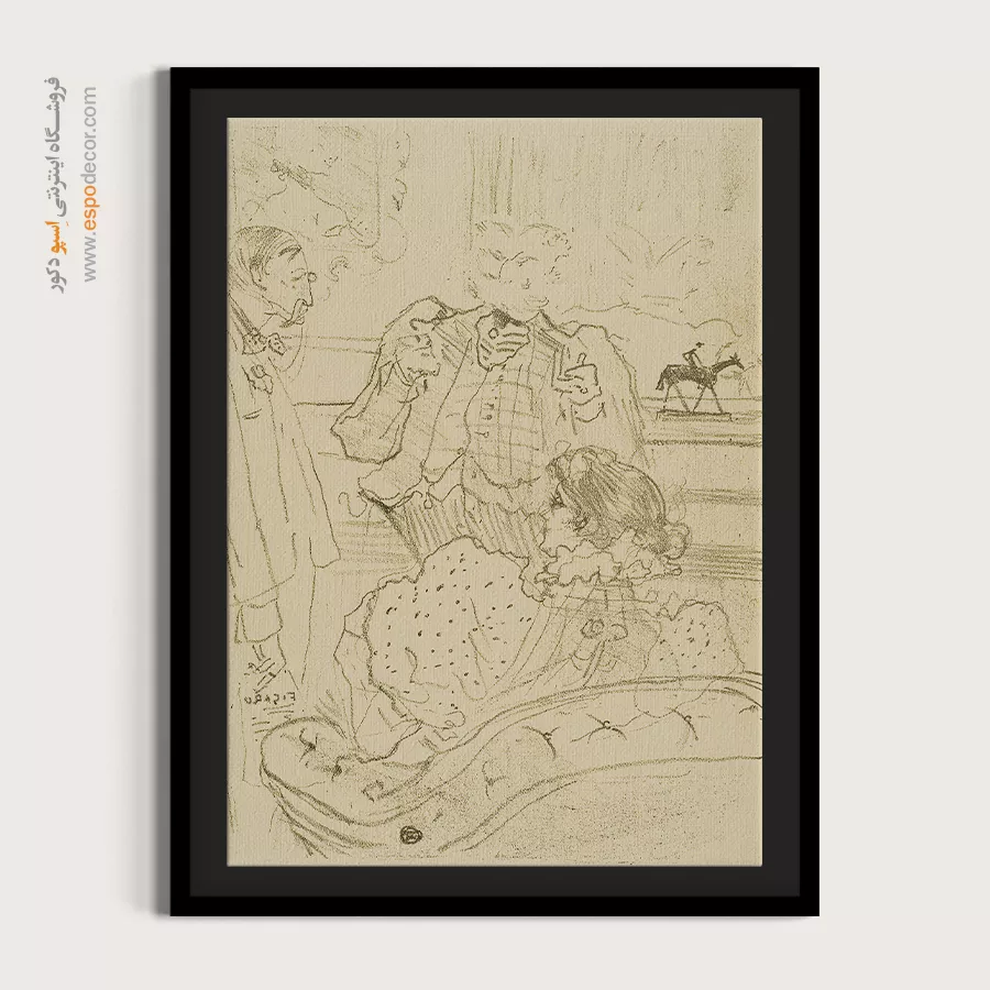 تابلو نقاشی های آنری دو تولوز - اسپو دکور