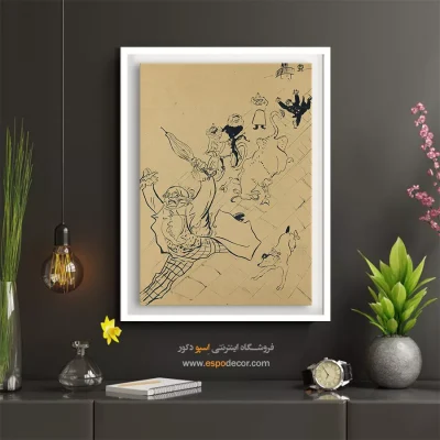 تابلو نقاشی های آنری دو تولوز - اسپو دکور