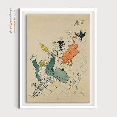 تابلو نقاشی های آنری دو تولوز - اسپو دکور