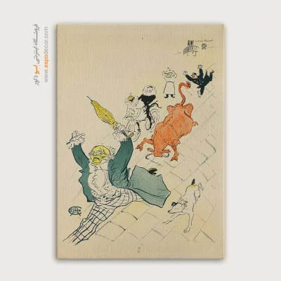 تابلو نقاشی های آنری دو تولوز - اسپو دکور