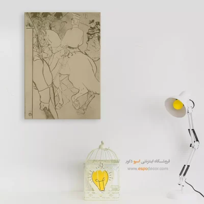 تابلو نقاشی های آنری دو تولوز - اسپو دکور