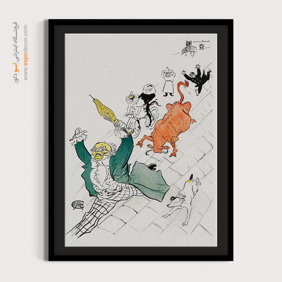 تابلو نقاشی های آنری دو تولوز - اسپو دکور