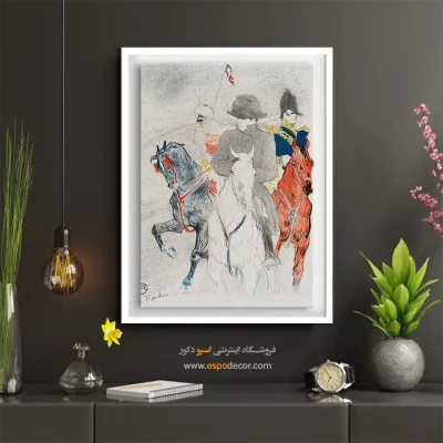 تابلو نقاشی های آنری دو تولوز - اسپو دکور