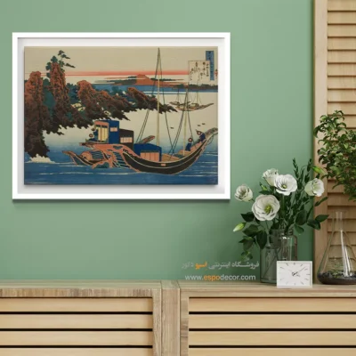 خرید تابلو دیواری خاص - شعر چوناگون یاکاموچی – تابلو نقاشی هوکوسای - اسپو دکور