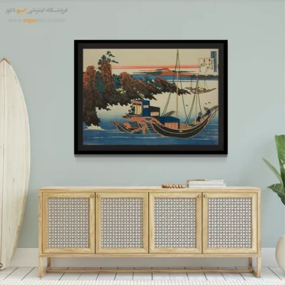 خرید تابلو دیواری خاص - شعر چوناگون یاکاموچی – تابلو نقاشی هوکوسای - اسپو دکور