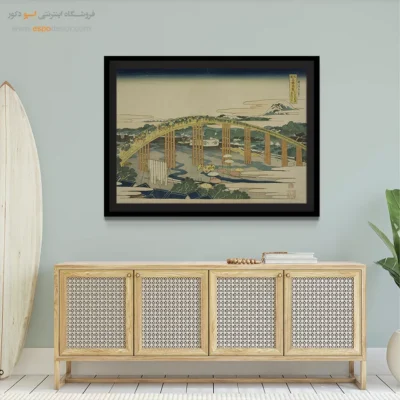 هنر ژاپنی - شهرنشینی – تابلو نقاشی هوکوسای - اسپو دکور