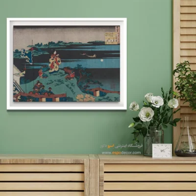 طبیعت در نقاشی ژاپنی - ناکامارو – تابلو نقاشی هوکوسای - اسپو دکور