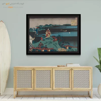 طبیعت در نقاشی ژاپنی - ناکامارو – تابلو نقاشی هوکوسای - اسپو دکور