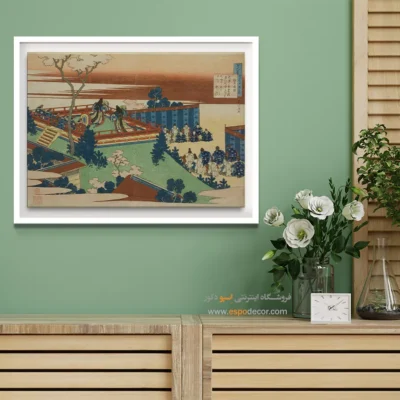 شاهکارهای هوکوسای - سوجو هنجو – تابلو نقاشی هوکوسای - اسپو دکور