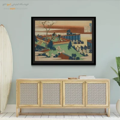 شاهکارهای هوکوسای - سوجو هنجو – تابلو نقاشی هوکوسای - اسپو دکور