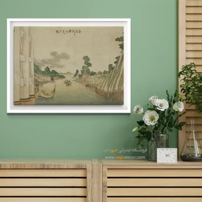 پرینت هوکوسای - رودخانه سومیدا – تابلو نقاشی هوکوسای - اسپو دکور