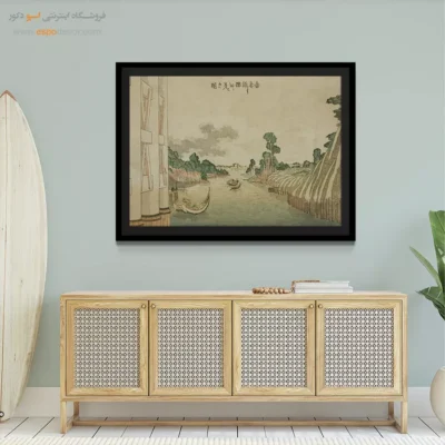 پرینت هوکوسای - رودخانه سومیدا – تابلو نقاشی هوکوسای - اسپو دکور