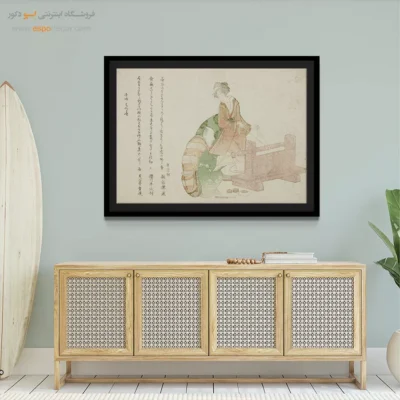 تابلو بوم برای پذیرایی - ترنر و دستیارش – تابلو نقاشی هوکوسای - اسپو دکور