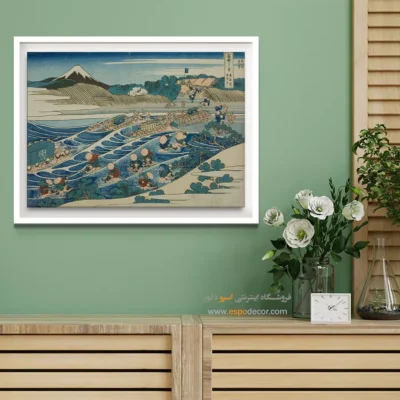 دکوراسیون وینتیج - شهر نشینی کانایا – تابلو نقاشی هوکوسای - اسپو دکور