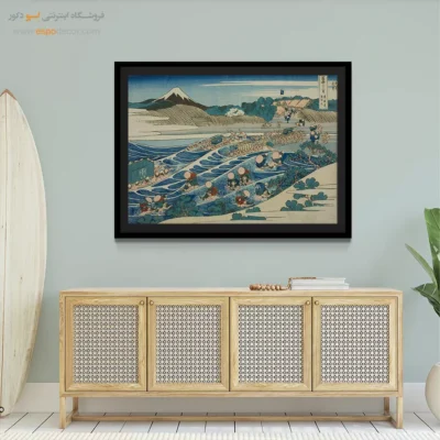 دکوراسیون وینتیج - شهر نشینی کانایا – تابلو نقاشی هوکوسای - اسپو دکور