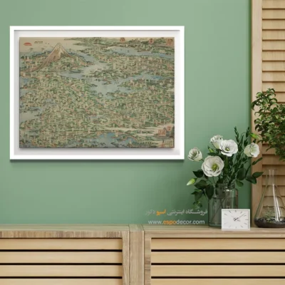 هدیه خاص - مکان های معروف توکایدو – تابلو نقاشی هوکوسای - اسپو دکور