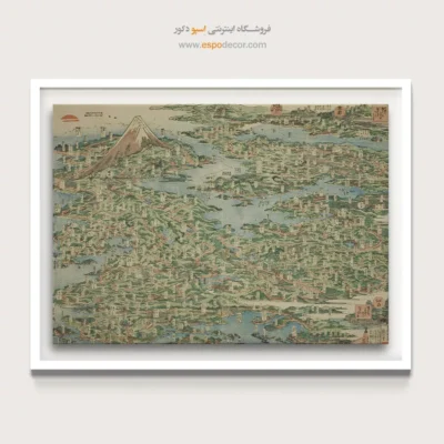 هدیه خاص - مکان های معروف توکایدو – تابلو نقاشی هوکوسای - اسپو دکور