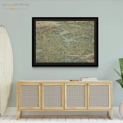 هدیه خاص - مکان های معروف توکایدو – تابلو نقاشی هوکوسای - اسپو دکور