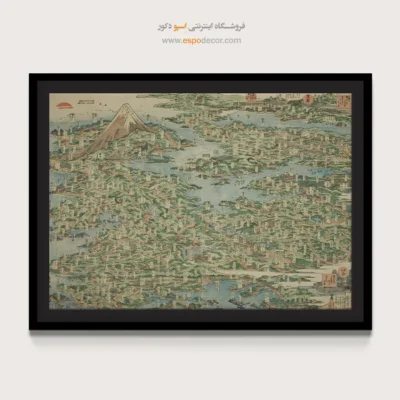 هدیه خاص - مکان های معروف توکایدو – تابلو نقاشی هوکوسای - اسپو دکور