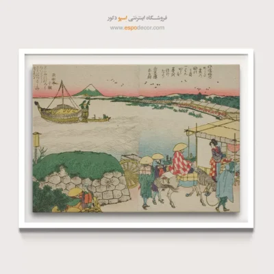 هدیه برای هنردوستان - کتاب مصور پانورامیک (1) – تابلو نقاشی هوکوسای - اسپو دکور