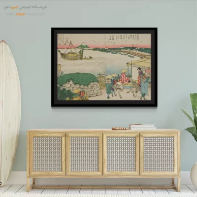 هدیه برای هنردوستان - کتاب مصور پانورامیک (1) – تابلو نقاشی هوکوسای - اسپو دکور