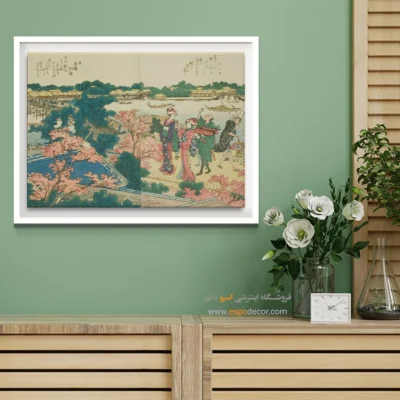 چاپ با کیفیت بالا - کتاب مصور پانورامیک (8) – تابلو نقاشی هوکوسای - اسپو دکور