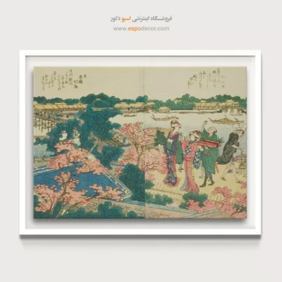 چاپ با کیفیت بالا - کتاب مصور پانورامیک (8) – تابلو نقاشی هوکوسای - اسپو دکور