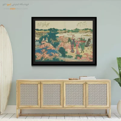 چاپ با کیفیت بالا - کتاب مصور پانورامیک (8) – تابلو نقاشی هوکوسای - اسپو دکور