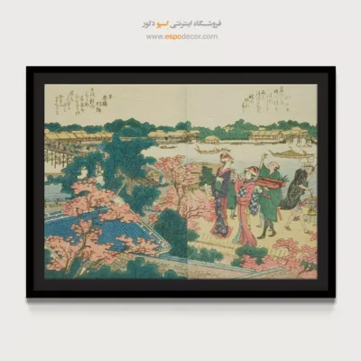 چاپ با کیفیت بالا - کتاب مصور پانورامیک (8) – تابلو نقاشی هوکوسای - اسپو دکور