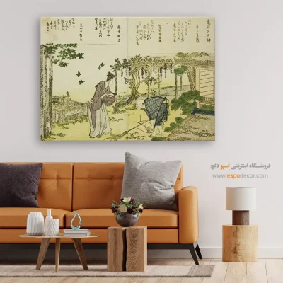 کیفیت ممتاز - زیارتگاه کامیدو تنجین – تابلو نقاشی هوکوسای - اسپو دکور