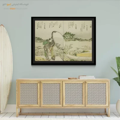 تابلو مقاوم در برابر نور - میمگوری – تابلو نقاشی هوکوسای - اسپو دکور