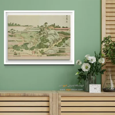 خرید تابلو آرامش بخش - نیپوری – تابلو نقاشی هوکوسای - اسپو دکور