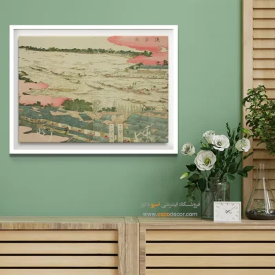 خرید تابلو زیبا و الهام‌بخش - جشن آساکوسا – تابلو نقاشی هوکوسای - اسپو دکور