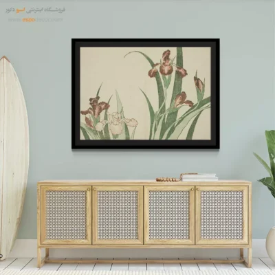 خرید تابلو روحبخش - آیریس – تابلو نقاشی هوکوسای - اسپو دکور