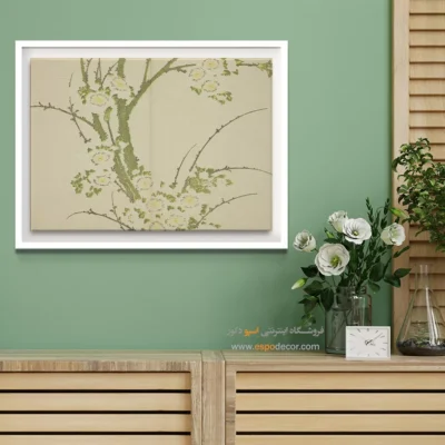 خرید تابلو حس نوستالژی - گلها – تابلو نقاشی هوکوسای - اسپو دکور