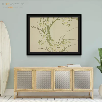 خرید تابلو حس نوستالژی - گلها – تابلو نقاشی هوکوسای - اسپو دکور